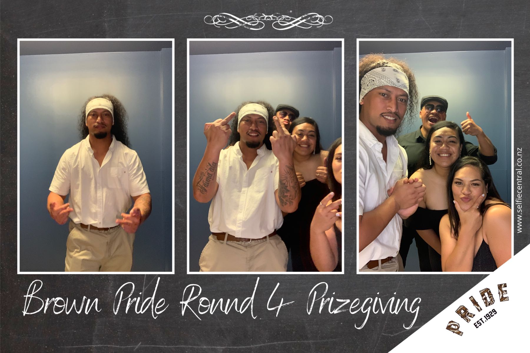 Brown Pride Round 4 Prize Giving | View more photos from the event at gallery.photobooth.co.nz/u/SelfieCentral/Brown-Pride-Round-4-Prize-Giving